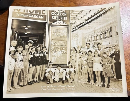 1937 Atlantic City Central Studios Daddy Dave's Review Movie Cast T1 Photograph