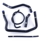 For 1999-2007 Suzuki Hayabusa GSX1300R Silicone Radiator Water Hose Kit Black