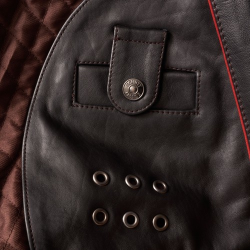 Schott NYC Small Brown Cowhide A-2 Flight Leather Jacket BNWT - Picture 13 of 21