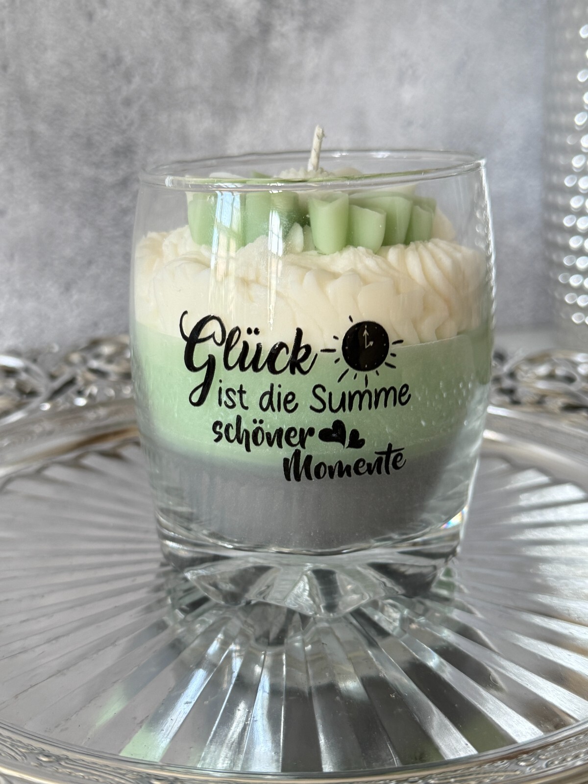 Sag's mit... Kerzencollection im Glas Handgemachte Kerze Geburtstag Muttertag