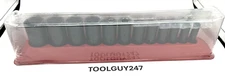 SNAP ON TOOLS 12 pc 3/8 Dr 6pt SAE Deep Impact Socket Set 212SIMFYA 5/16"-1" +