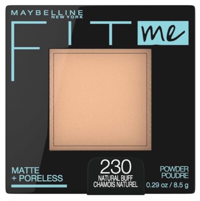 Maybelline Fit Me Matte Poreless Pressed Powder 230 Natural Buff 0.29oz