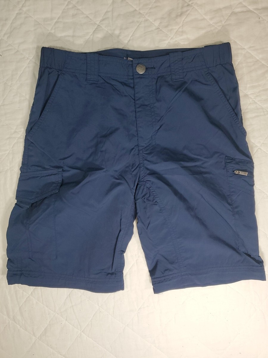 Columbia Omni-Shade Sun Protection Cargo Navy Blue Shorts Men 30W