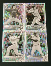 2021 Bowman Draft Chrome BLACK & WHITE RAY WAVE REFRACTORS You Pick