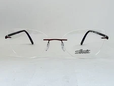 NEW Silhouette 4521 40 6057 Metallic Marsala 56.17.140 Eyeglasses Frame