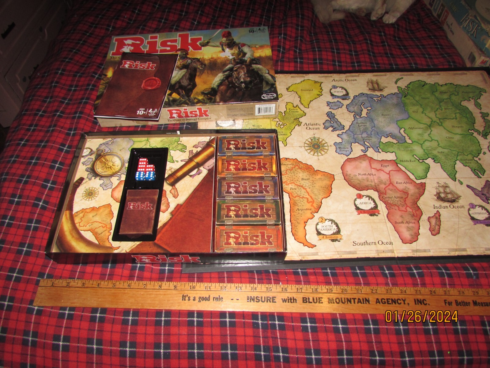 Risk Ebay Used Risk Board Game Open Box Complete | eBay