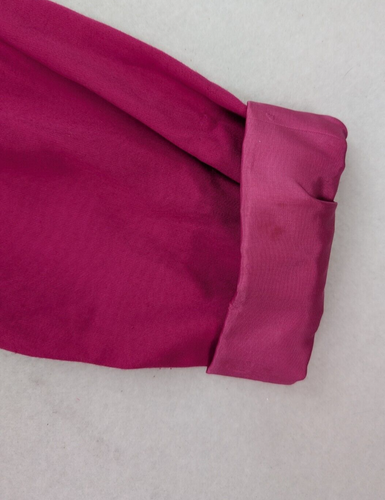 Vintage Women's Blazer Size Medium Pink Cuffed Sleeves Oversized Maggie Lawrence - Picture 4 of 20