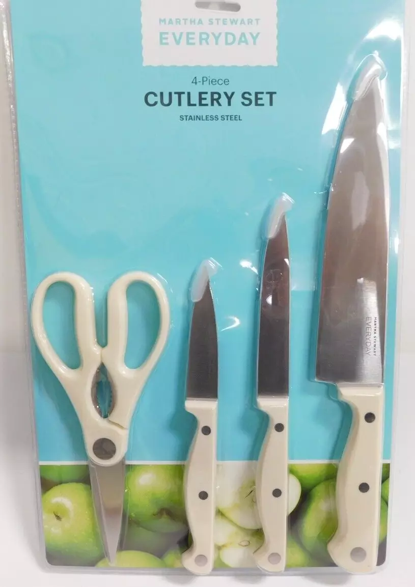 3 Pieces Essential Knife Set with Paring, Chef, and Shears