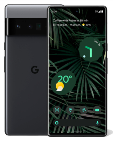 Google Pixel 6 - 128GB - Stormy Black (Ohne Simlock) (Dual-SIM) in OVP - Imagen 1 de 3