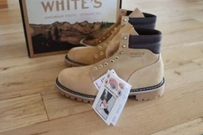 Filson x White’s Boot’s ‘Shop Boot’ Chore Light Suede Natural Sz 9D