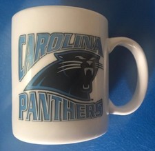 Carolina Panthers NFL Football Coffee Mug   Nice 10 oz   3 1/2" High