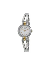 ESQ Movado Women's Swiss Silver Tone Stainless Steel White Dial Watch 7101443
