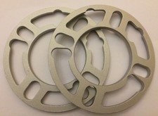 2 X 7mm ALLOY WHEEL SPACERS SHIMS SPACER UNIVERSAL FOR PEUGEOT 2 4X108 B