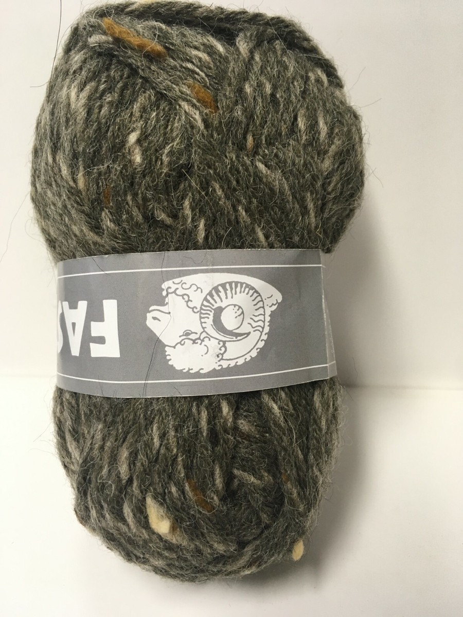 Lot De 10 Pelotes De Grosse Laine Taupe Tweedée - Fabriqué En France - Pour Aiguilles N°7/8 Ou Crochet