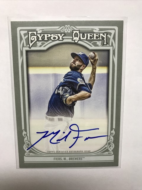2013 Topps Gypsy Queen Michael Fiers Auto GQA-MF  Minty!