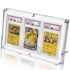 UV-cut 99.8 PSA Graded Trading Card Stand magnetic acrylic card case Pok mon