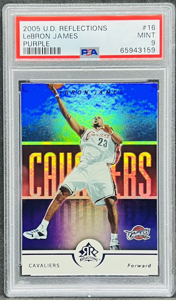 2005-06 Upper Deck NBA Reflections - LeBron James #16 Purple for 