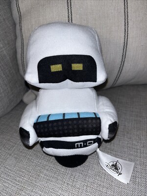 Disney Pixar Wall-E 8'' M-O Microbe Obliterator MO Cleaning Robot Plush Doll M.0.