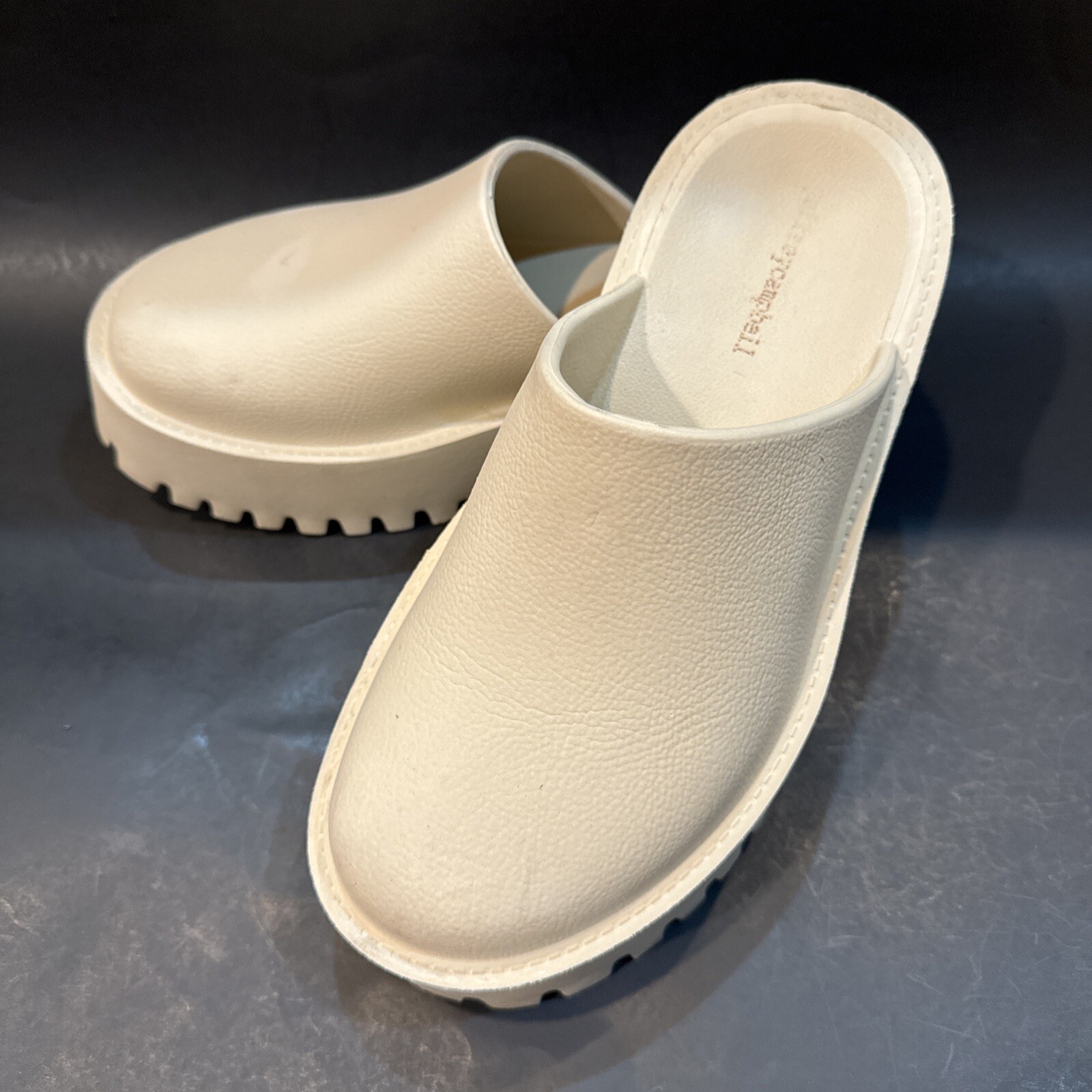 JEFFREY CAMPBELL Lugged Platform Clog Clogs slip-… - image 1