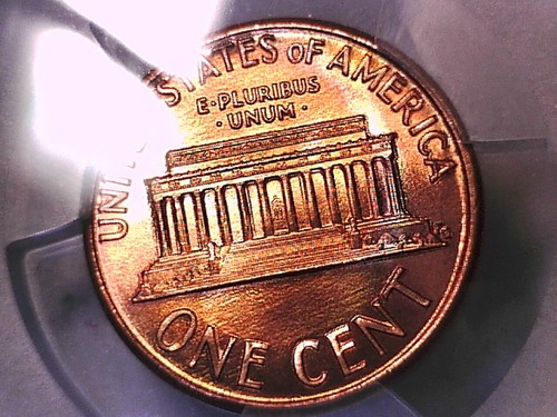 1992 D Lincoln Memorial Cent PCGS MS 68 RD 40149474 Toned - Picture 7 of 7