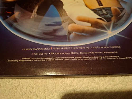 Journey - Captured 1981 Vinyl LP UK CBS 451132 1 A1 - Imagen 5 de 18