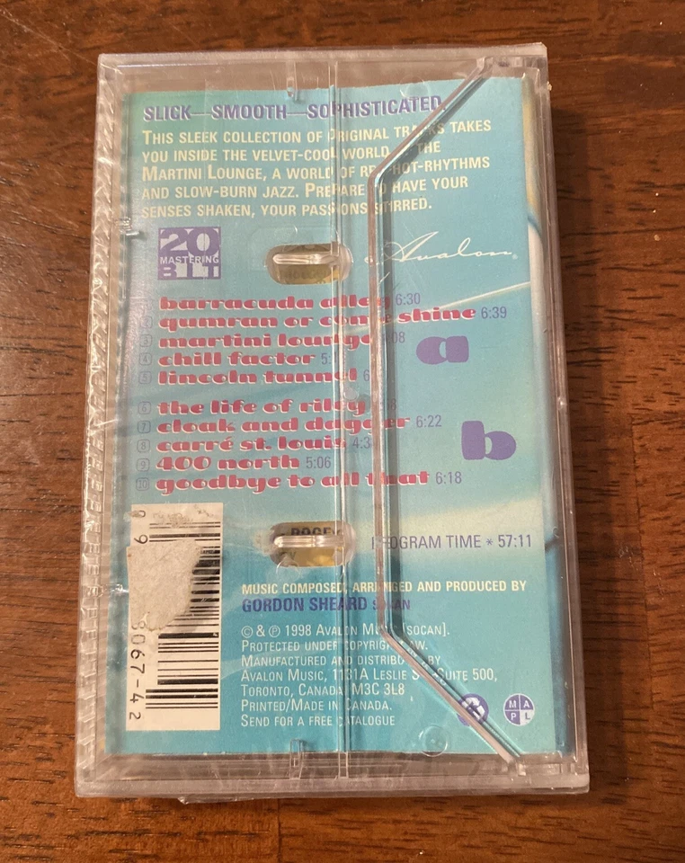 Gordon Sheard ‘Stirred At The Martini Lounge’ Cassette Tape New - Image 2 of 3