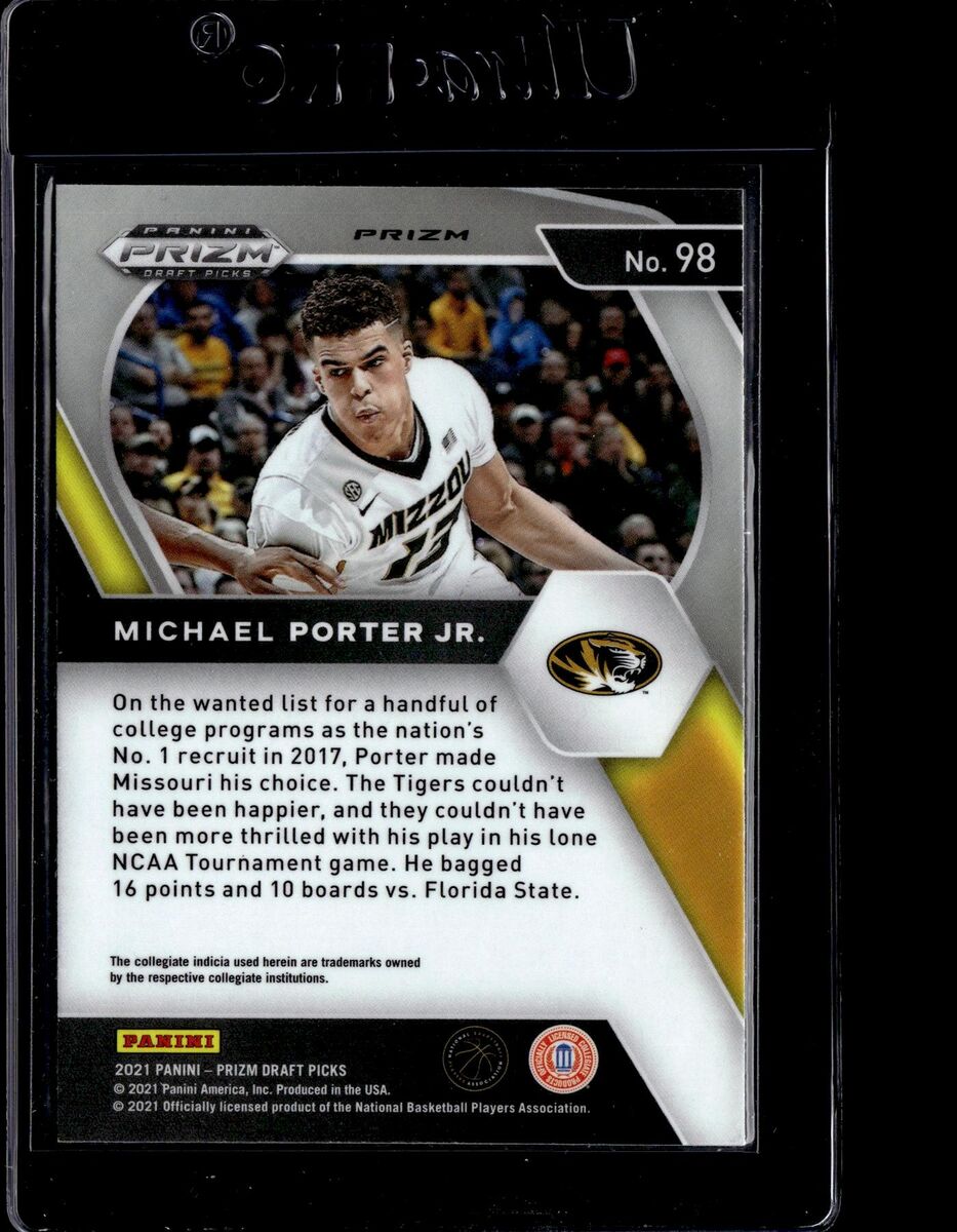 2021 Panini Prizm Draft Picks Red White Blue #98 Michael 2021 Panini Prizm Draft Picks Red White Blue #98 Michael