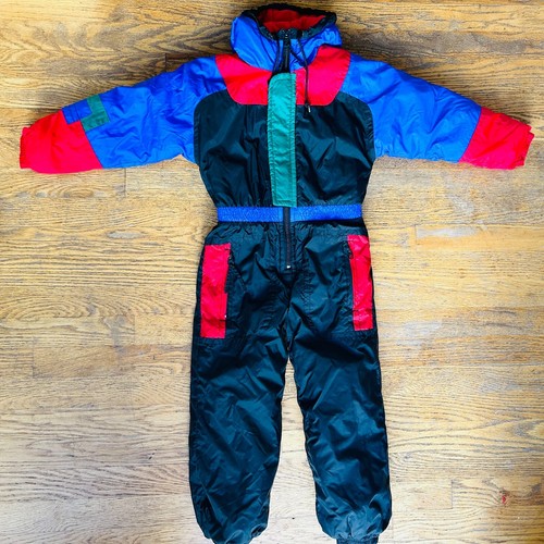Raeurks One Piece Vintage Snowsuit Youth Kids Size M/5 As Is - Picture 10 of 10