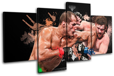 MMA Junior dos Santos  Sports MULTI Leinwand Wand Kunst Bild drucken