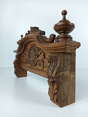 hand carved ornate Antique Pediment Over Door Wood reclaimed Architectural WOW - 第 8/10 張圖片