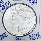 1924 SILVER PEACE DOLLAR AUTHENTIC HI GRADE U.S. MINT COIN FREE SHIPPING 5878