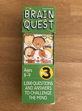 Brain Quest 3rd Grade Cards 1000 Questions and Answers 4th Edition Decks 1  2