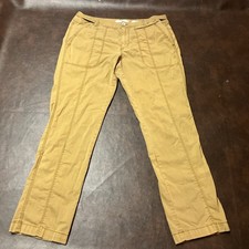 Anthropologie Women  s Sz 30 Khaki Utility Straight Leg Pants VGC 
