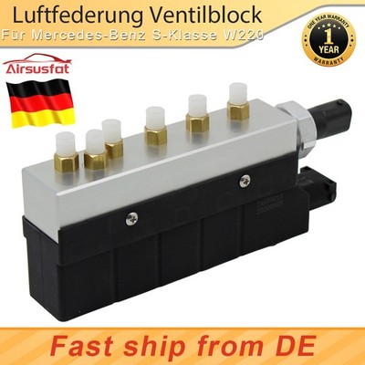 Ventilblock Regelventil Luftfederung Für Mercedes W220 S350 S430 S500 S600 S55