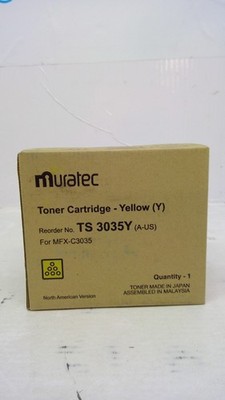 Genuine Muratec MFX-C3035 Yellow Toner Cartridge TS3035Y TS-3035Y