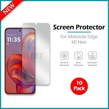 10-Pack LCD Ultra Clear HD Screen Phone Protector for Motorola Edge 60 Neo