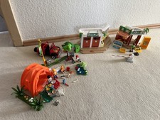 Playmobil 5432 gro&szlig;er Campingplatz mit Zelt und Duschfunktion und Auto