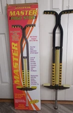 Vintage S.B.I. Enterprises Master Pogo Stick Yellow/Black VGC Model #2015