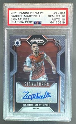 64175619 Gabriel Martinelli 2021 Panini Prizm Premier League RC