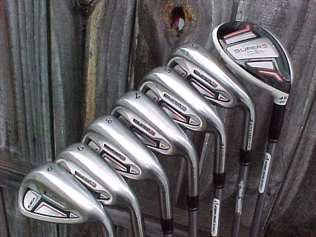 Clubs Set 5-pw Irons & 4 Hybrid Matrix R Flex New Grips
