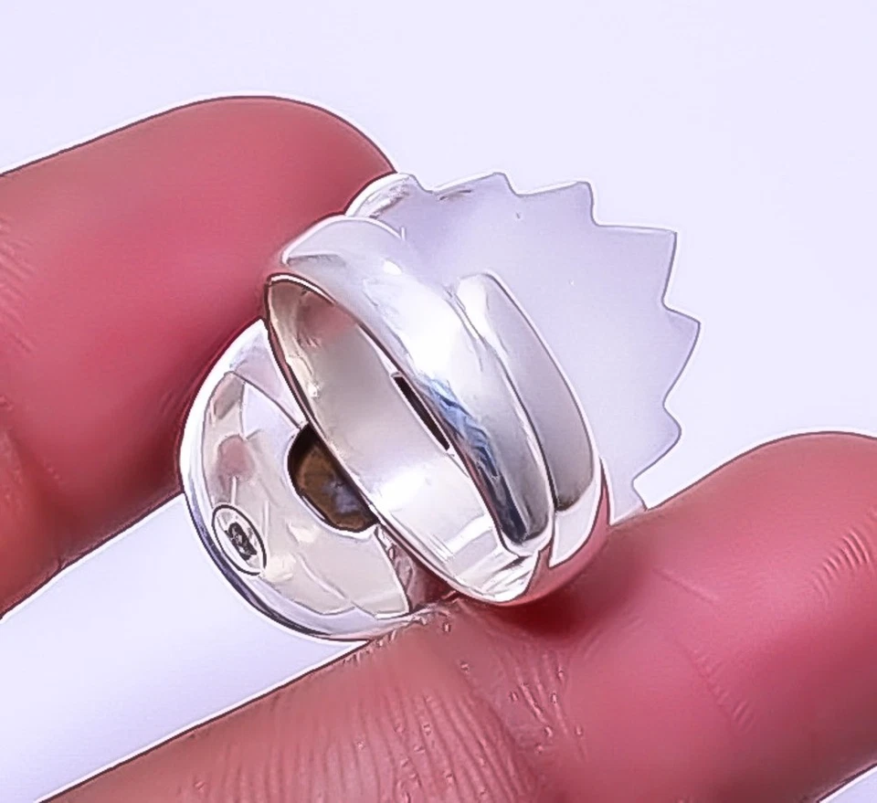 Ópalo Rosa Cobre - Anillo Peru Plata de Ley 925 Hecho a Mano Ajustable (7) A313 Foto 2 de 4