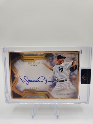 2020 Topps Transcendent Hall Of Fame Edition Mariano Rivera On Card Auto 25/25