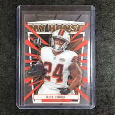 2023 Clearly Donruss Football NICK CHUBB My House Base #7