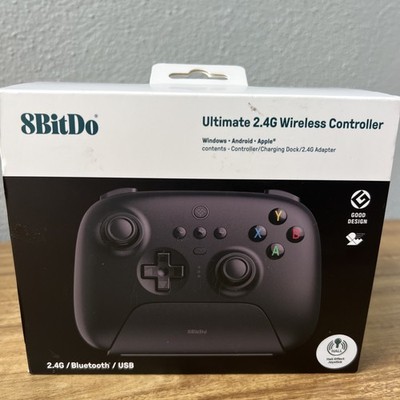 8Bitdo Ultimate 2.4G Wireless Controller Hall Effect Joystick Black