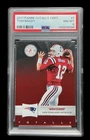 2011 panini certified #5 tom brady; totally red SP throwback PSA 8  TEAM COLOR