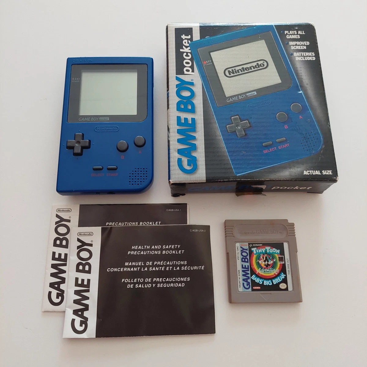 Game Boy Pocket Blue Video Game Handheld System for sale | eBay
