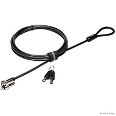 Kensington Micro Saver 2.0 6 Feet Keyed Laptop Lock - Black, Silver - K64434WW