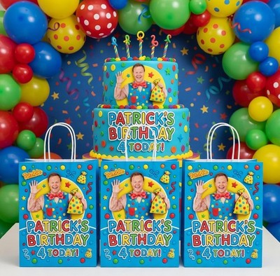 Süße Party Geschenktüten Mr Tumble - Geburtstag Party Gastgeschenke 