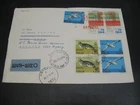 Italy 1978 registered expres airmail cover to austria tear *28449