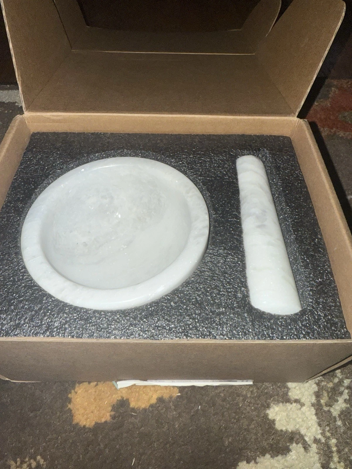 Mortar & Pestle Made by Movie Stone Lifestyle. Never Used In Original Box
